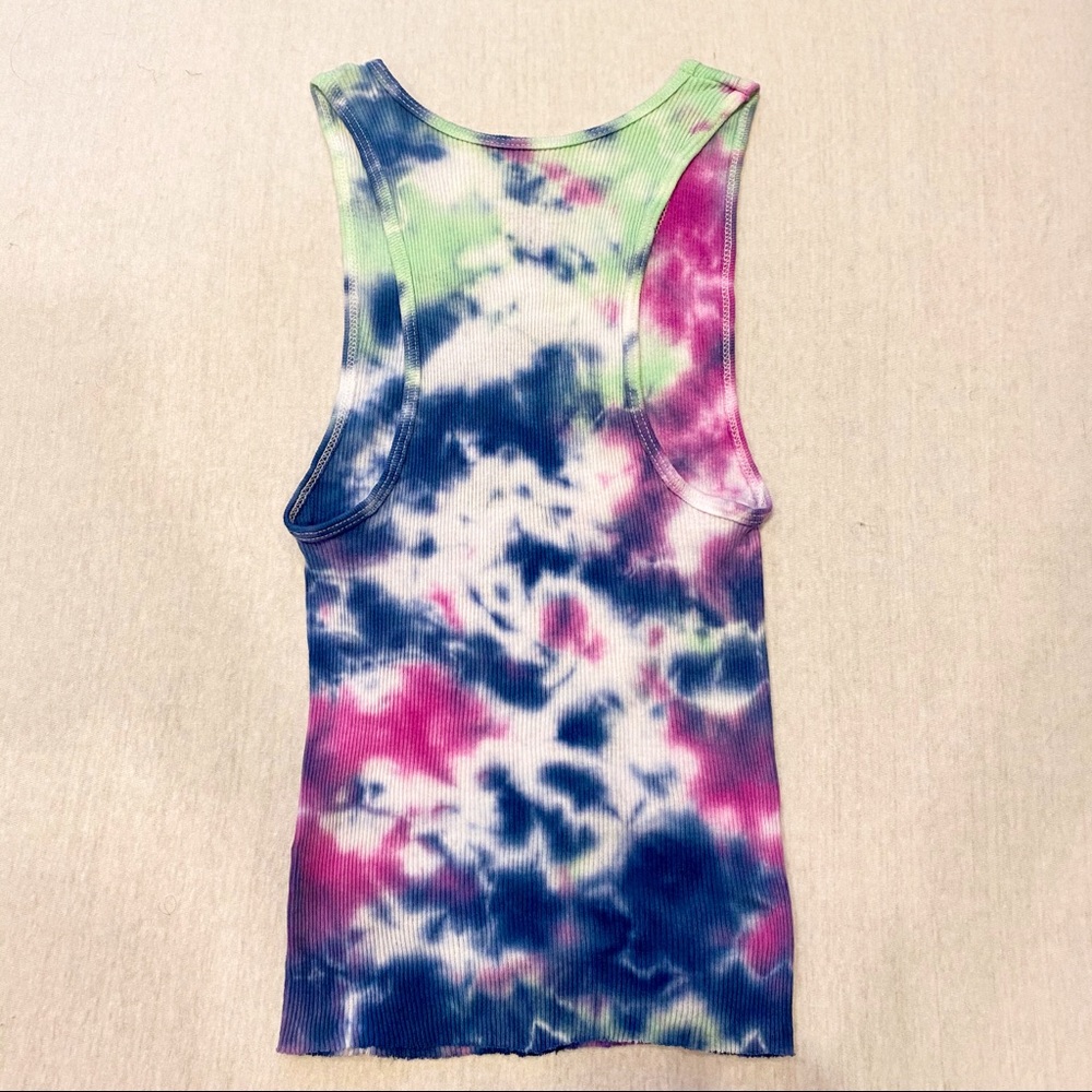 TIE DYE CROPPED TANK TOP - Picture 3 of 3